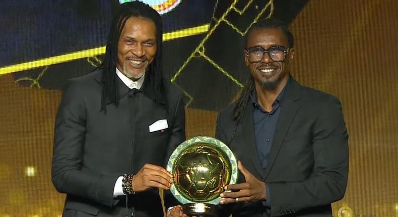 Rigobert Song et Aliou Cissé