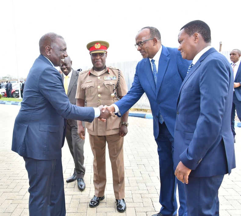 Defence CS nominee Aden Duale, Foreign Affairs CS nominee Alfred Mutua see off President William Ruto as he flies out to Ethiopia on Thursday, October 6, 2022