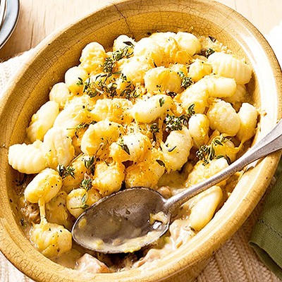 Tejszínes csirkés gnocchi