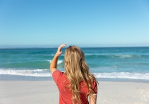 Žena na plaži