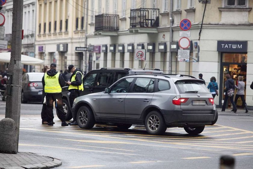 Rusin ukarana przez policję. Mandat za złe parkowanie