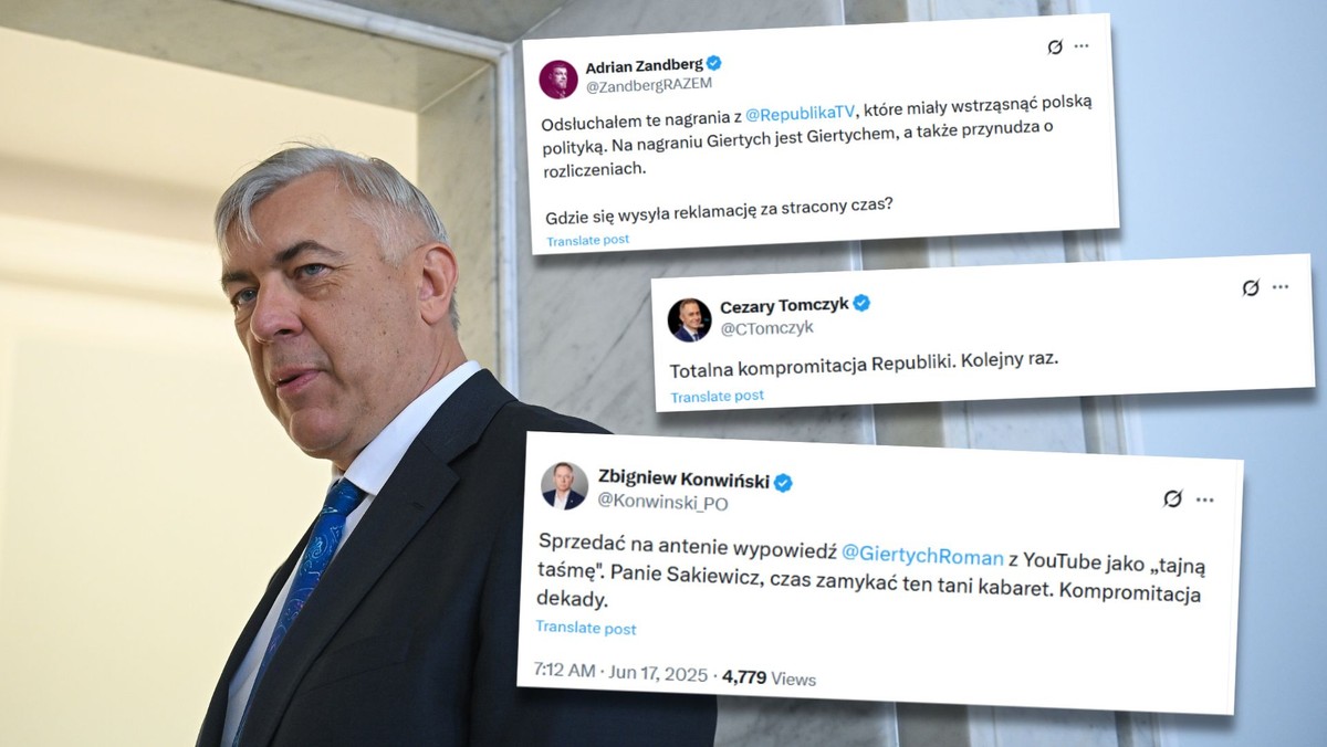 Fala komentarzy po "taśmach" Republiki z udziałem Giertycha. "Kompromitacja"