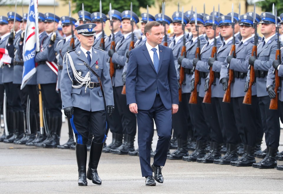 LEGIONOWO CENTRALNE OBCHODY ŚWIĘTA POLICJI PREZYDENT (Andrzej Duda, Jarosław Szymczyk)