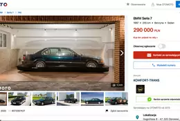 BMW serii 7 z 1997 roku jak nowe! Cena również szokuje