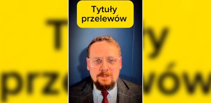 Dajesz takie tytuły przelewów? Ekspert ostrzega przed konsekwencjami