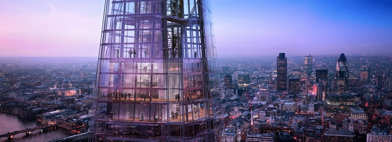 Shard London Bridge ma mieć 305 m (310 m z anteną) i 73 piętra i po ukończeniu w 2012 r. będzie najwyższym budynkiem w Unii Europejskiej.