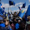 Pristalice referenduma u Edmontonu u Alberti, Kanada