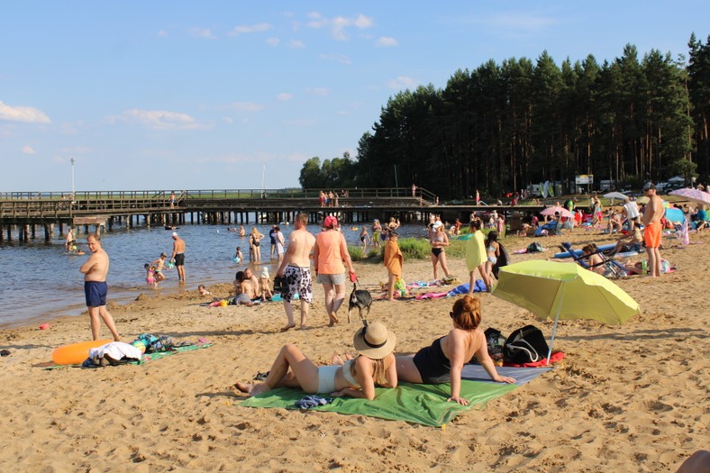 Plaża nad zalewem Siemianówka, Bondary/Rudnia