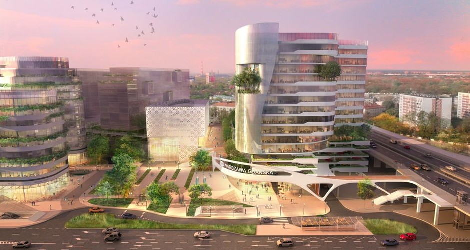 Dworzec Warszawa Gdańska, wizualizacja