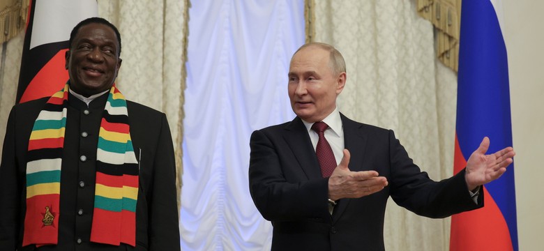 Szokujące zachowanie prezydenta Zimbabwe. Poskarżył się Putinowi na USA i poprosił o wsparcie militarne