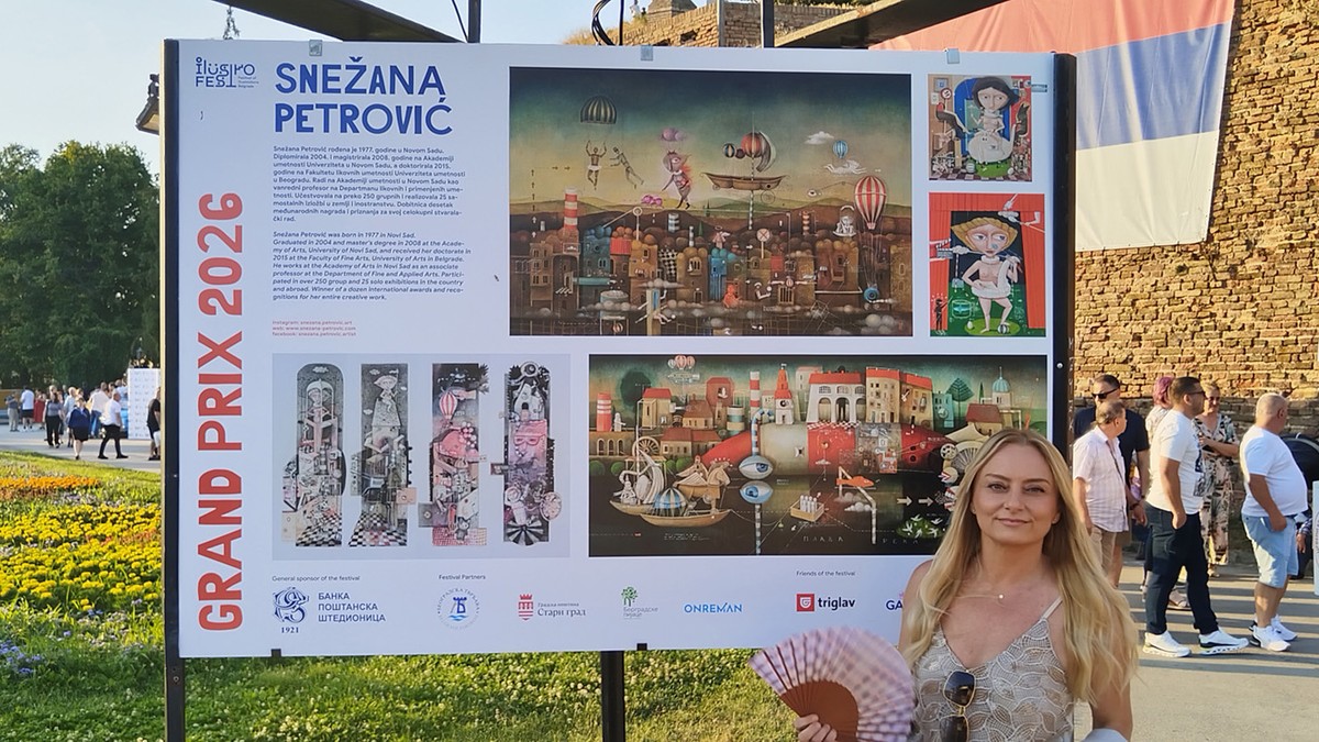 Snezana Petrovic Gran pri Ilustrofest Beograd 