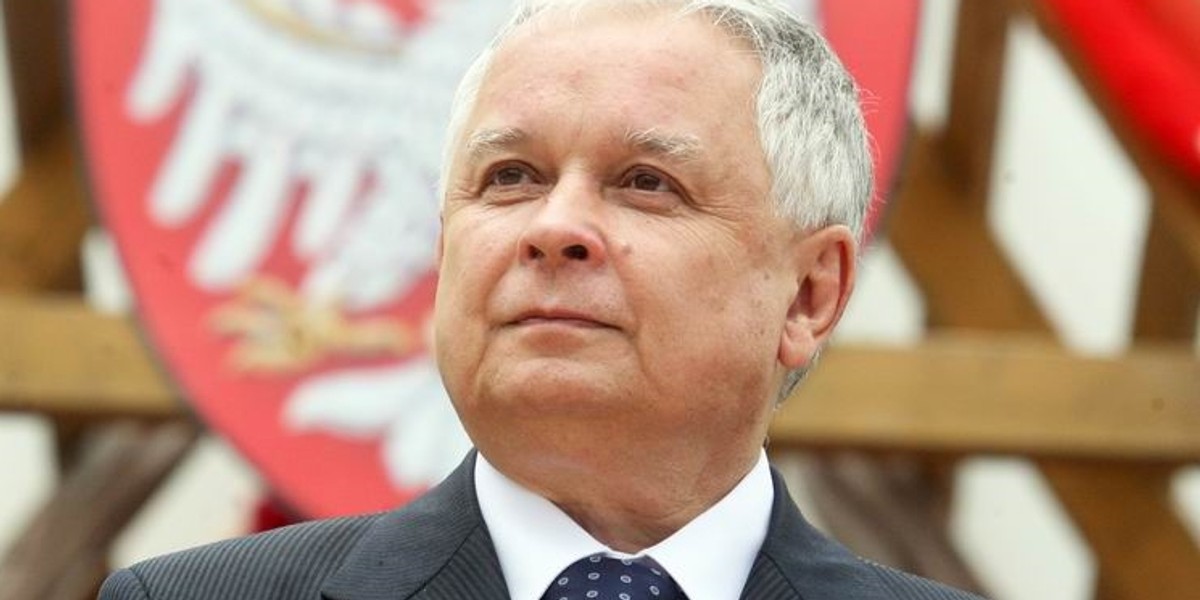 Zmarły prezydent Lech Kaczyński 