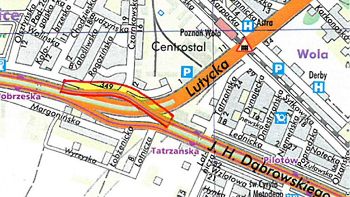 W poniedziałek rozpocznie się remont wiaduktu w ciągu ulicy Dąbrowskiego, nad ulicą Lutycką. Zamknięty zostanie jeden pas ruchu. Ponadto od 3 sierpnia kierowców czekają utrudnienia związane z przebudową ulicy Krysiewicza w centrum Poznania.