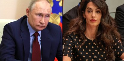 Amal Clooney dopadnie Władimira Putina? Żona gwiazdora kina walczy dla Ukrainy w ONZ