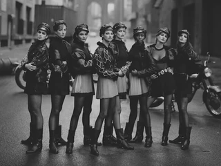 Peter Lindbergh dla amerykan´skiej edycji Vogue’a, Brooklyn, Nowy Jork 1991