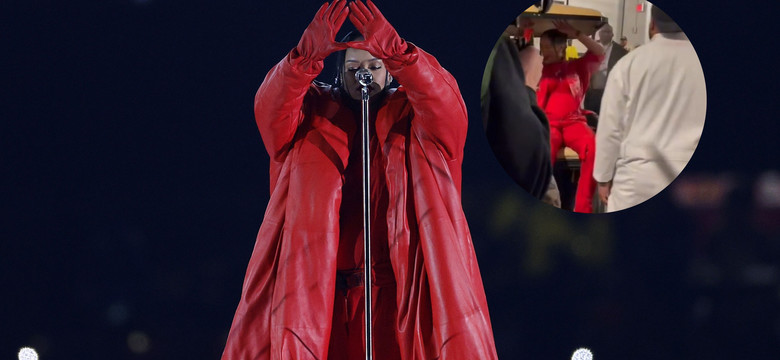 Ciężarna Rihanna świętuje występ na Super Bowl. Nagranie jest hitem sieci