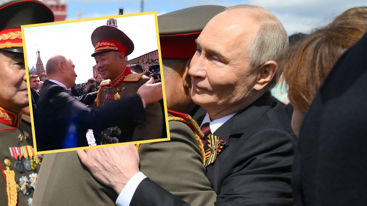 Władimir Putin nagle przytulił koreańskiego żołnierza. Złożył mu podziękowania
