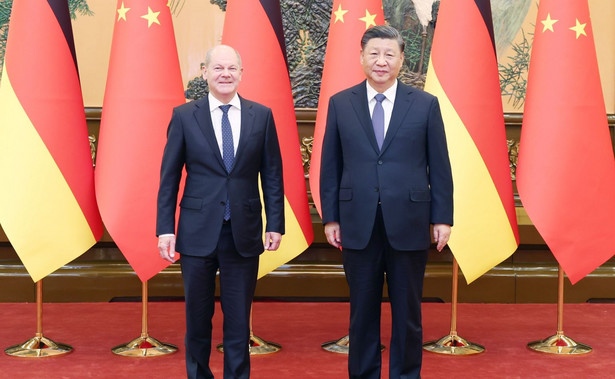 Olaf Scholz i Xi Jinping