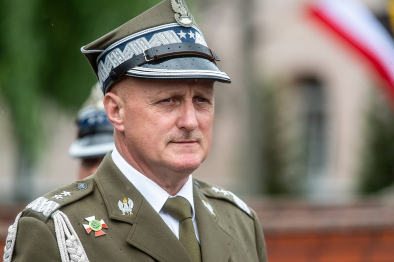 Sławomir Owczarek podczas uroczystości wręczenia nominacji generalskich w 2020 r.