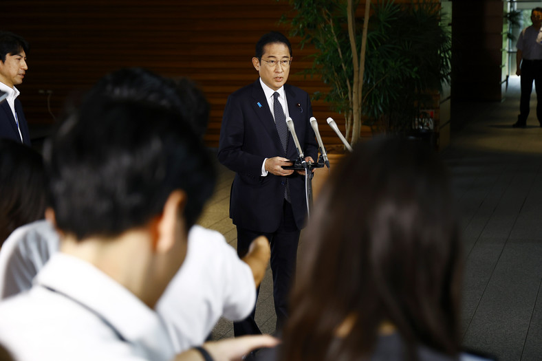 Konferencja premiera Fumio Kishidy