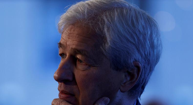 JPMorgan CEO Jamie Dimon, pictured in November 2021, has spoken out on the bank's need to harness big sets of data and artificial intelligence across units like asset management.