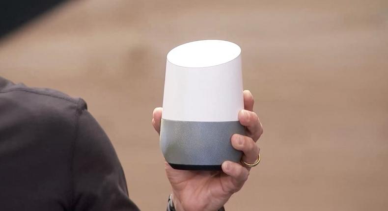 Google vice president of product management Mario Queiroz introduced Google Home during the Google I/O 2016 keynote in May.