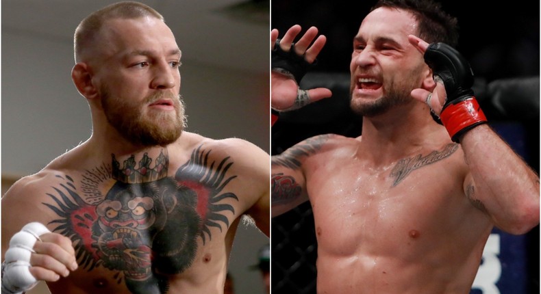 Conor McGregor and Frankie Edgar