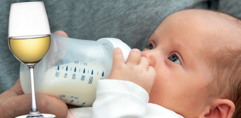 Matka dolała wina do mleka dla dziecka. 4-miesięczny chłopczyk zapadł w śpiączkę