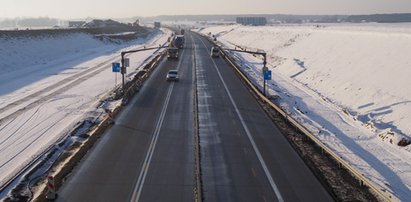 Kamery z radarem na autostradzie A1 między Łodzią i Częstochową