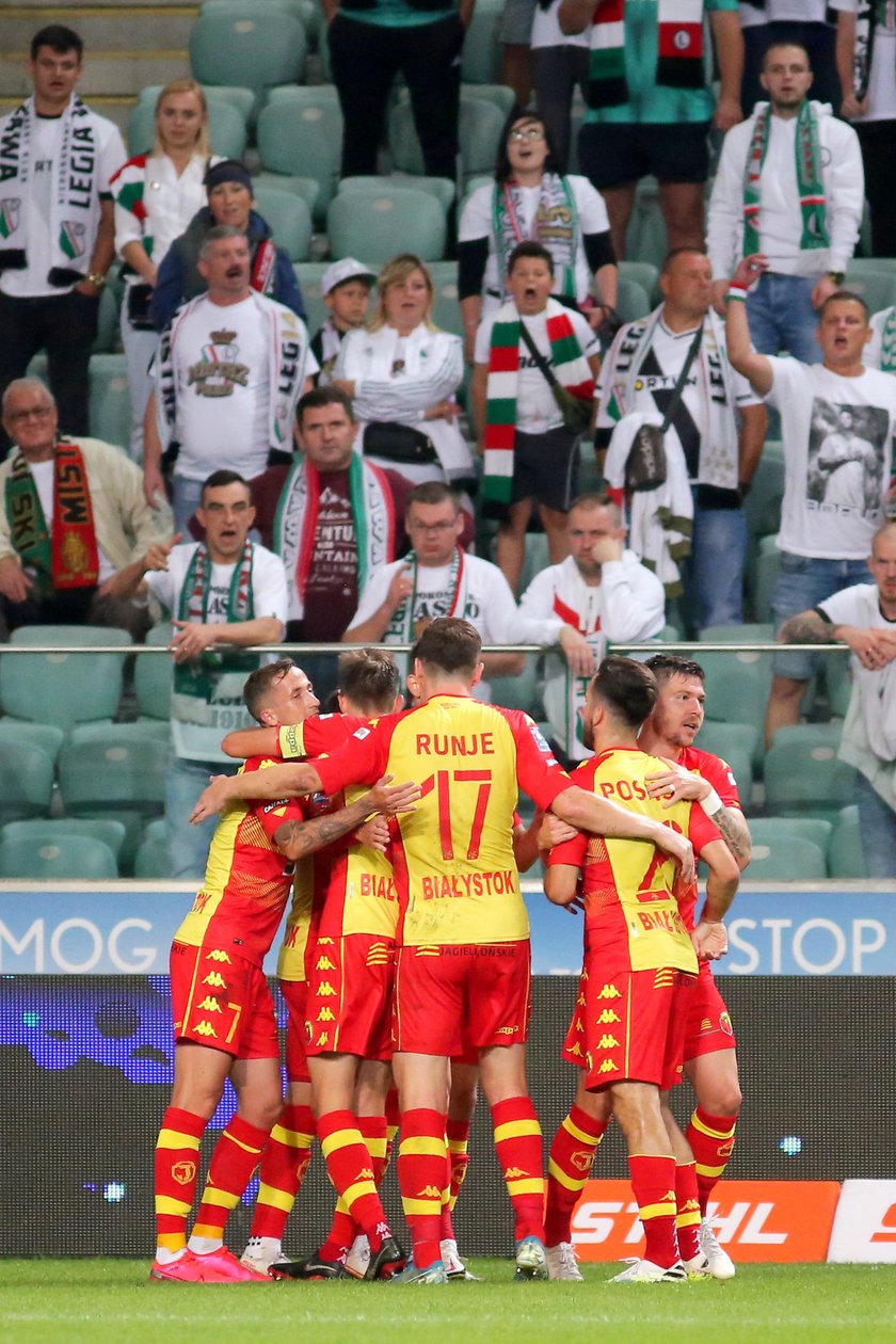 Ekstraklasa piłkarska: Legia - Jagiellonia 1:2