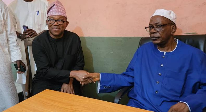 Peter Obi and Sheikh Muhammed Habibullah Adam Abdullah EL-ILORY (OON) [Twitter:@PeterObi]