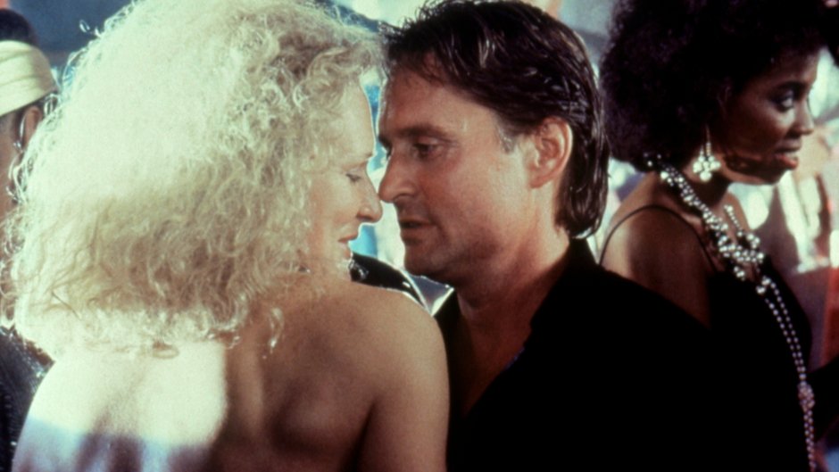 Glenn Close i Michael Douglas w filmie "Fatalne zauroczenie"