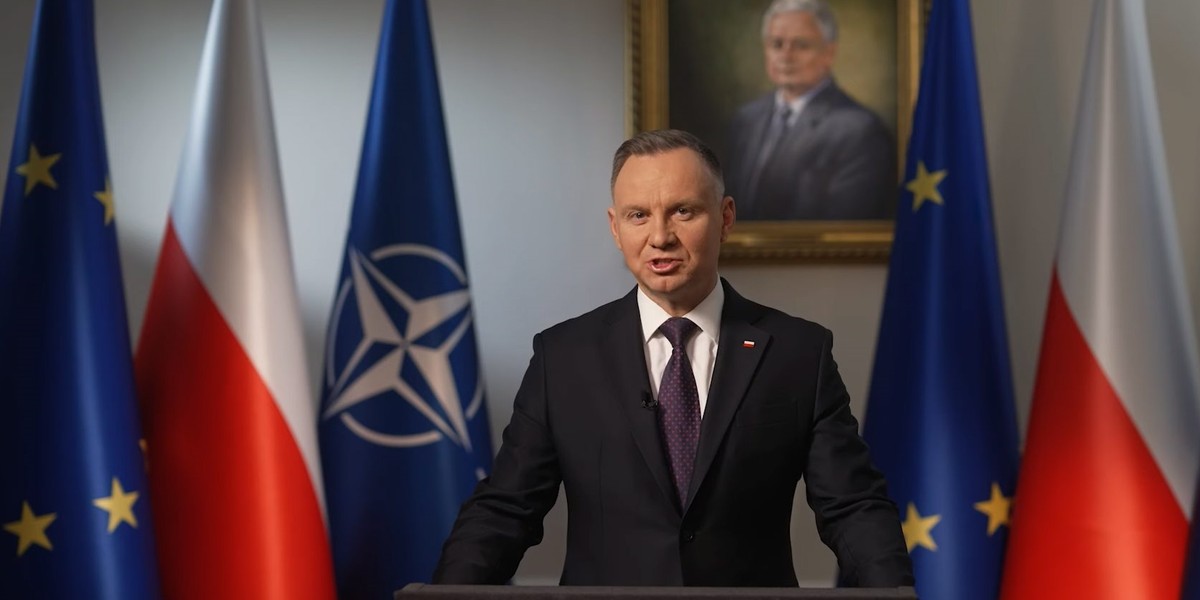 Prezydent Andrzej Duda wygłosił orędzie noworoczne.