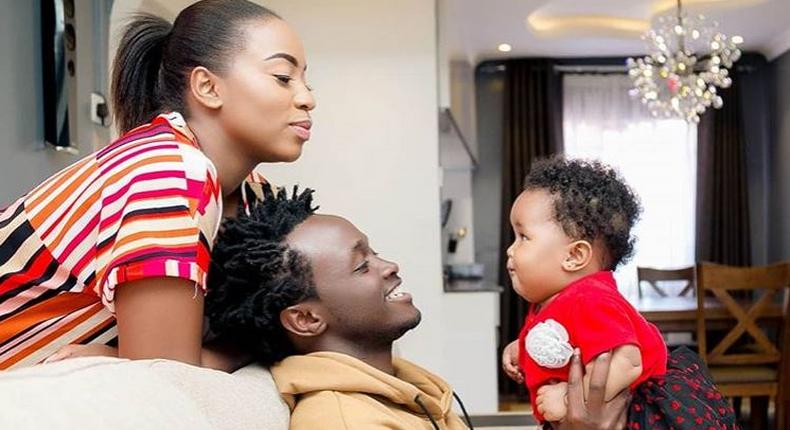 Diana Marua with her Family. Bahati and Heaven