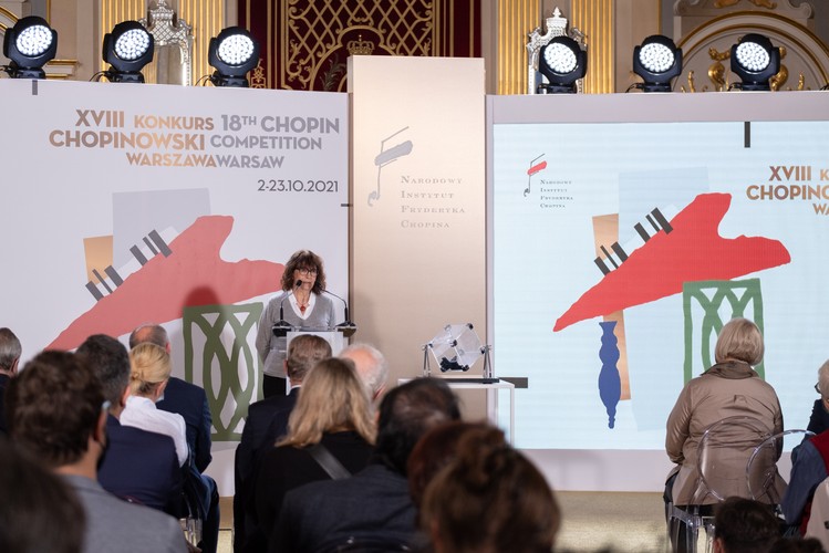 prof. Katarzyna Popowa-Zydroń – przewodnicząca jury XVIII Międzynarodowego Konkursu Pianistycznego im. Fryderyka Chopina