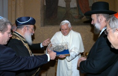 ITALY-ISRAEL-POPE-RABBI