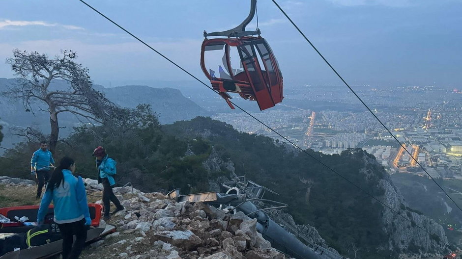 Wypadek kolejki linowej w Turcji