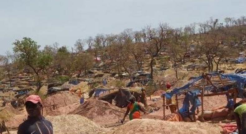 Site d'orpaillage à Kedougou