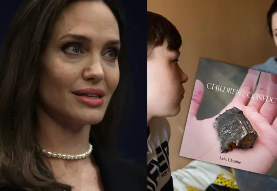 Angelina Jolie wspomina pobyt w Ukrainie. "Dziewczynka bawiła się odłamkiem bomby"