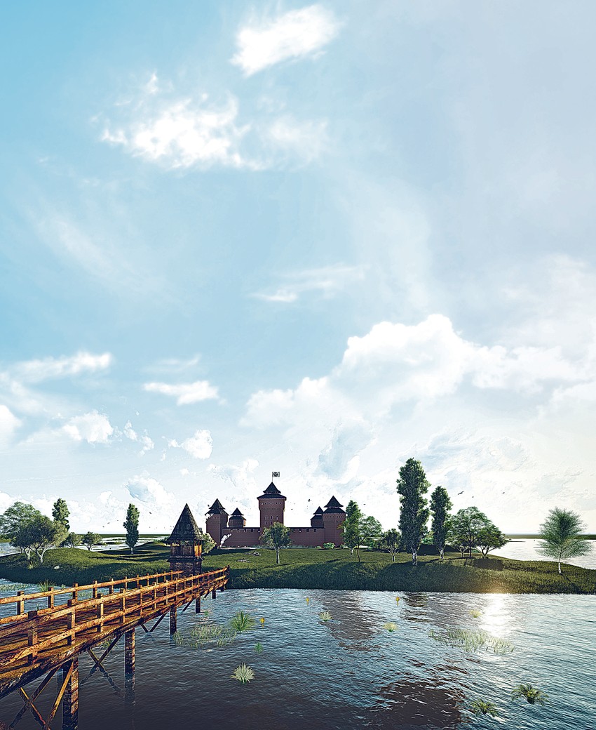 Ovako je izgledao Kupinik u vreme srpskih despota, a njegov izgled rekonstruisali su stručnjaci Zavičajnog muzeja u rumi i Vojnog muzeja u Beogradu u okviru putujuće izložbe