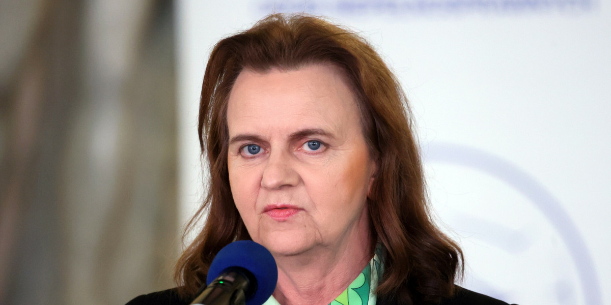 Prezes ZUS Gertruda Uścińska.