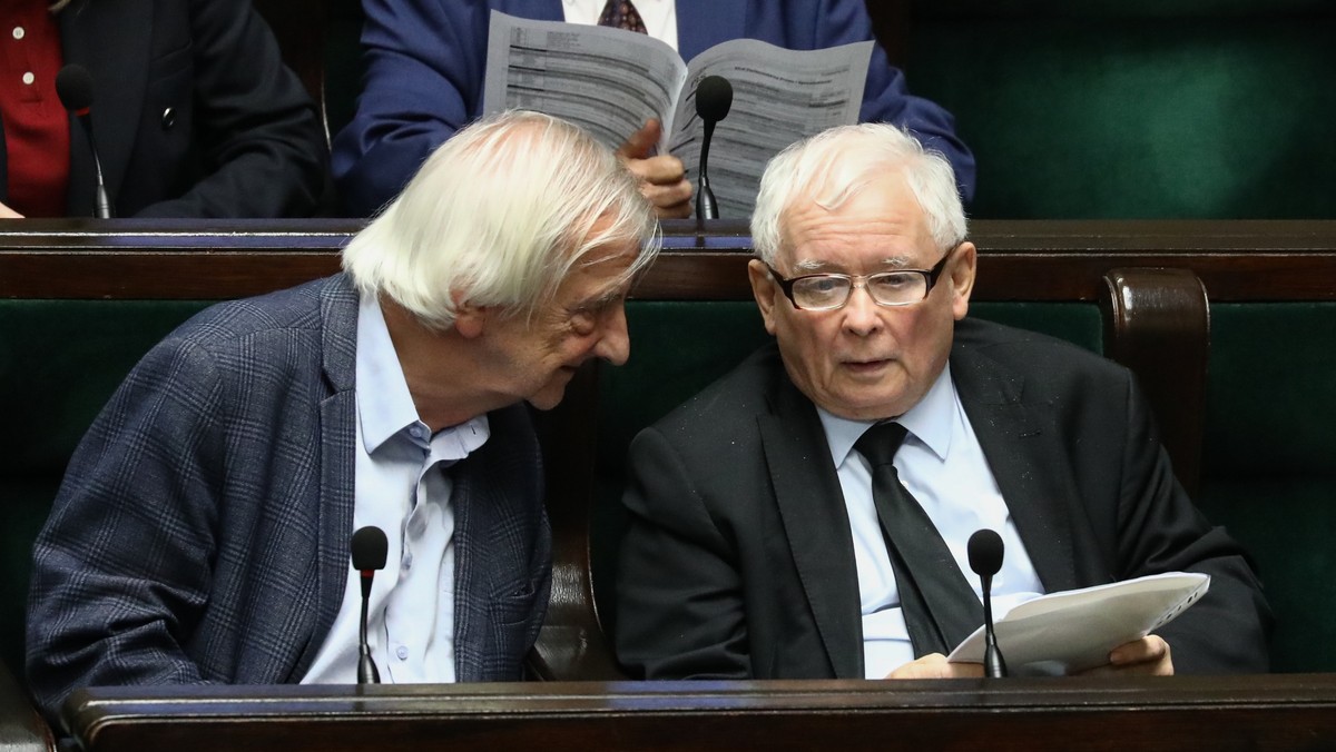 Ryszard Terlecki i Jarosław Kaczyński