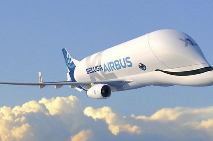 Oto najnowszy Airbus BelugaXL. Pierwszy egzemplarz zjechał z taśmy montażowej