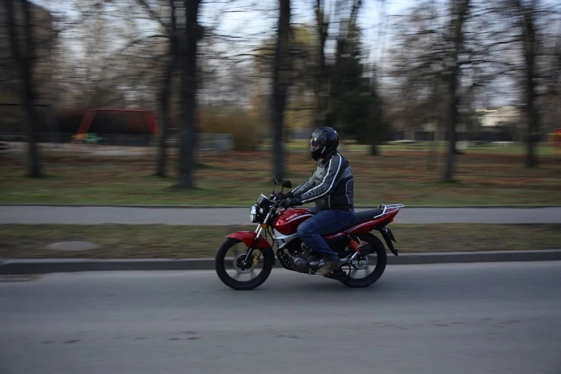 Kymco Pulsar S 125 na drodze