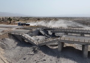 Oštećeni most u iranskoj južnoj provinciji Hormozgan | Foto: Getty Images