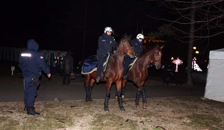 Policajci u uniformama i civilu, službeni psi, komunalna milicija, inspektori...