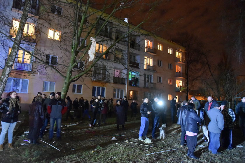 Wybuch gazu przy Brackiej w Łodzi