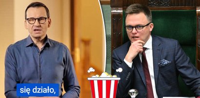 Morawiecki strofuje Hołownię. "Polityka to nie show"