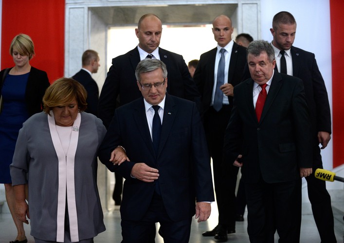 Bronisław Komorowski i Anna Komorowska