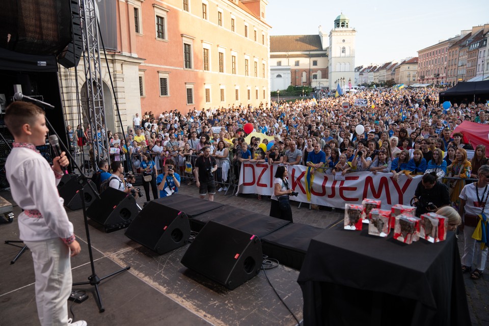 Święto Niepodległości Ukrainy w Warszawie, Plac Zamkowy 24.08.2023